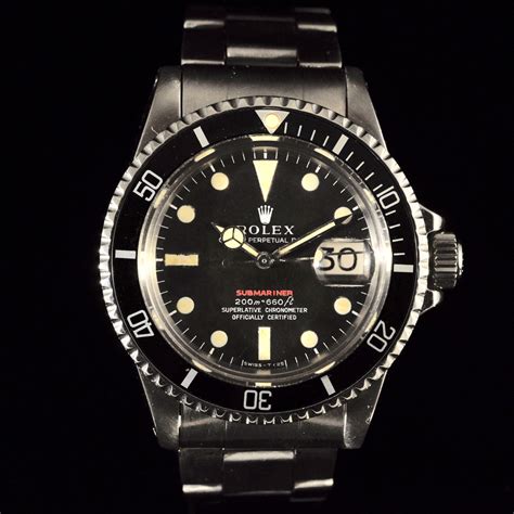 rolex submariner red bezel|rolex 1680 red submariner years.